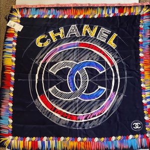 Chanel silk scarf